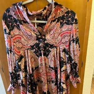 Free people blouse high low from the bottom only worn twice